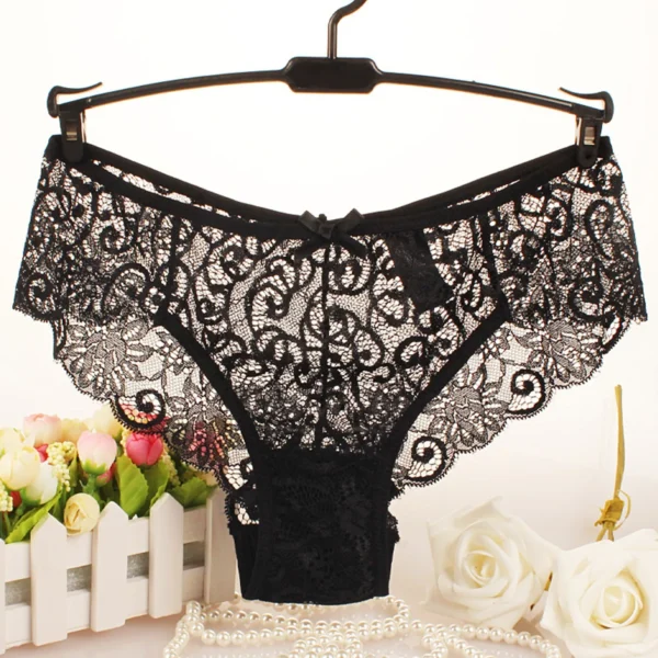 Panties For Women Plus Size Thongs Woman 2024 Women Sexy Panties Lace Cutout Hollow Waist Sexy Panties Calcinhas Feminina - Image 2