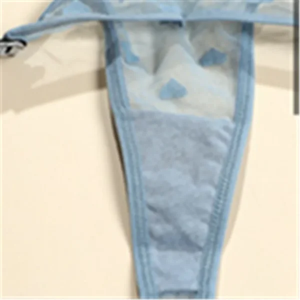 3pcs Sexy Low-rise Letter Belt Mesh Thong Panties Heart Designs S-L Solid Size Comfortable Women's Lingеrie - Image 6
