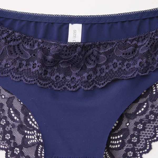 3pcs Sexy Lace Shapers Panties Europe Women Seamless Hip Raise Slimming Tummy Control Briefs Transparent 2XL Plus Size Lingerie - Image 4