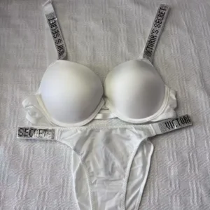 Victoria's Secret Women's Lingerie Set 2 Push up bras and panties Summer Lace Rhinestone design lingerie bras