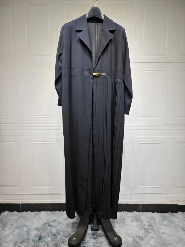 Eid Muslim Party Abaya for Women Ramadan Cardigan Pleated Long Dress Morocco Kaftan Vestidos Largos Dubai Robe Jalabiya 2024 - Image 6
