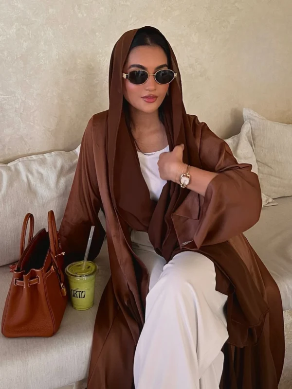Muslim Open Abaya Women Modest Dresses Arab Cardigan Long Robe Morocco Dubai Abayas Kaftan Islam Eid Ramadan Jalabiya Vestidos - Image 5