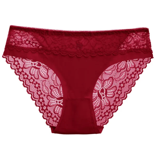 3pcs Sexy Lace Shapers Panties Europe Women Seamless Hip Raise Slimming Tummy Control Briefs Transparent 2XL Plus Size Lingerie - Image 6