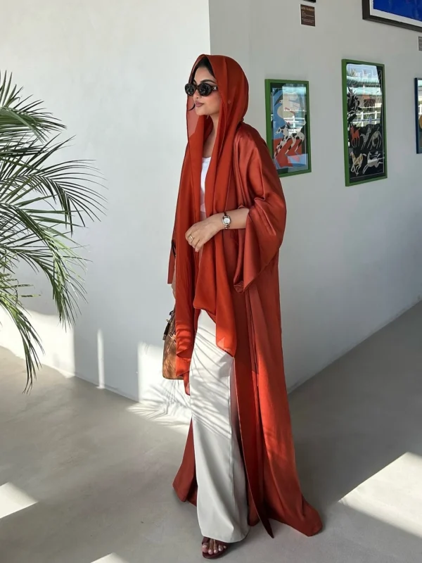 Muslim Open Abaya Women Modest Dresses Arab Cardigan Long Robe Morocco Dubai Abayas Kaftan Islam Eid Ramadan Jalabiya Vestidos - Image 6